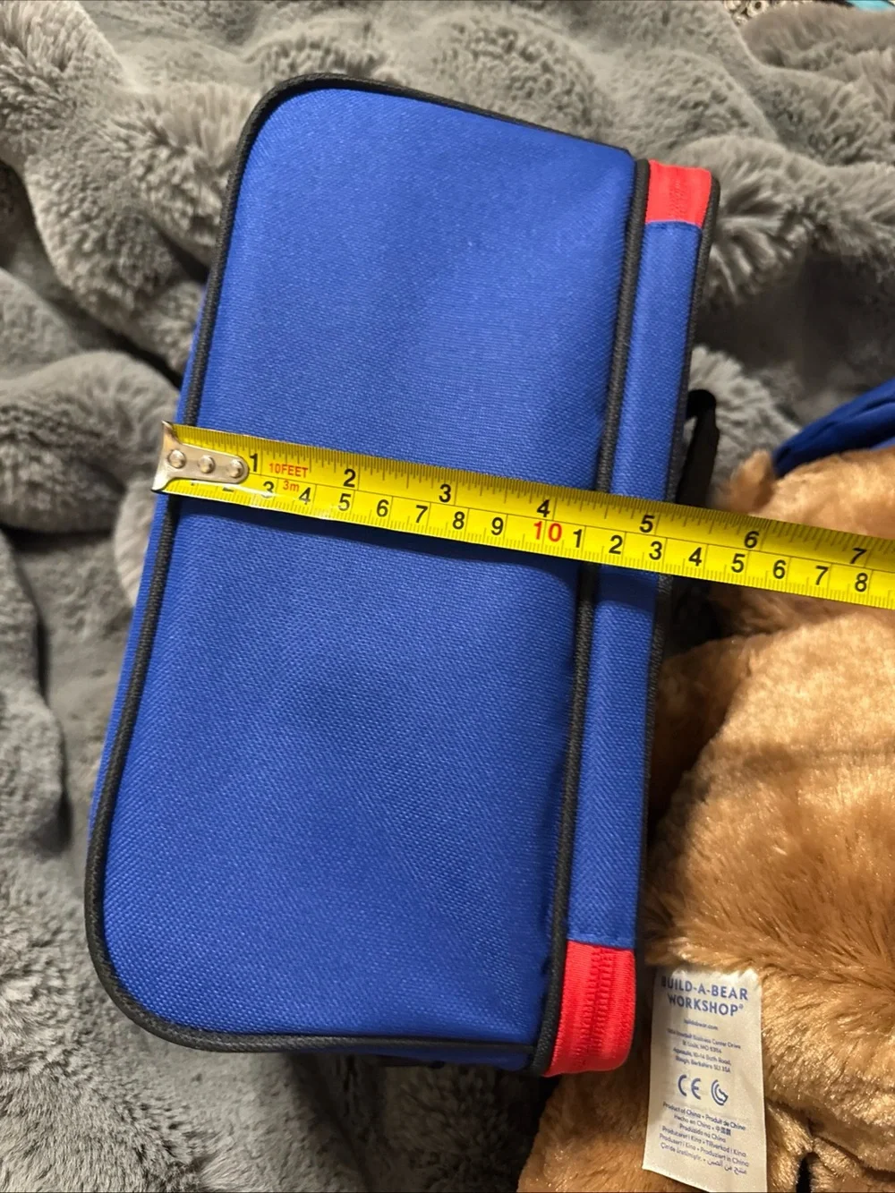 Southwest Airlines Captain Pilot Hat Tie Build A Bear Stuffed Toiletry Bag BB